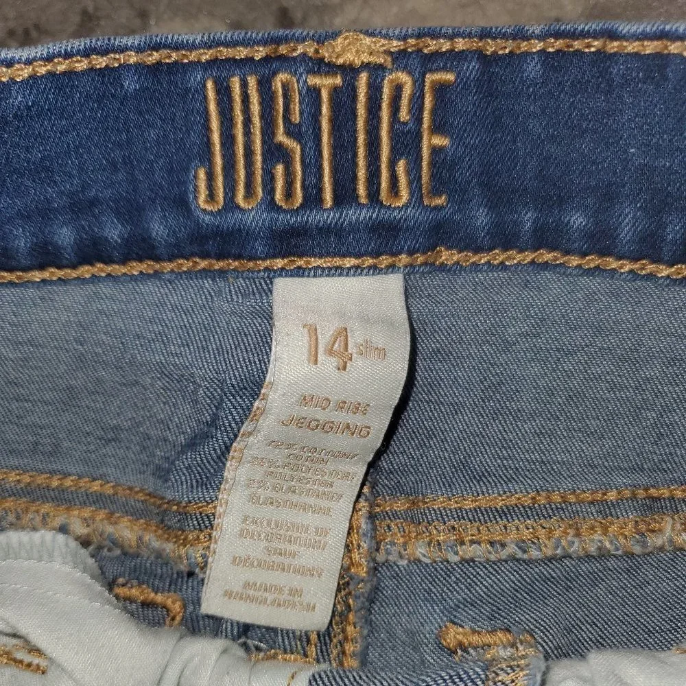 Girls Jean Pants || Justic and Gap || sz 14 EUC